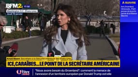 "Nos agents de l'ICE respectent la loi", affirme la secrétaire américaine à la Sécurité intérieure