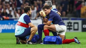 Antoine Dupont sorti sur blessure lors de France-Namibie, le 21/09/2023