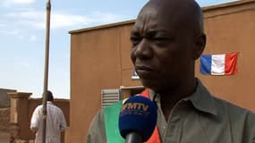 Interview dans sa ville d’Ibrahim Diakite, maire de Konna, par BFMTV le 10 février 2013.
