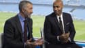Thierry Henry aux côtés de Graeme Souness, autre consultant foot pour Sky Sports.