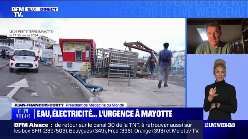 Mayotte: Il y a toujours une forte tension sur l'accès à l'eau potable et à la nourriture, témoigne le président de Médecins du monde, Jean-François Corty