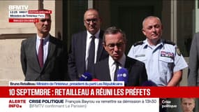 Bruno Retailleau estime que la journée du 10 septembre "a été détournée par les Insoumis, l'extrême gauche, l'ultragauche"