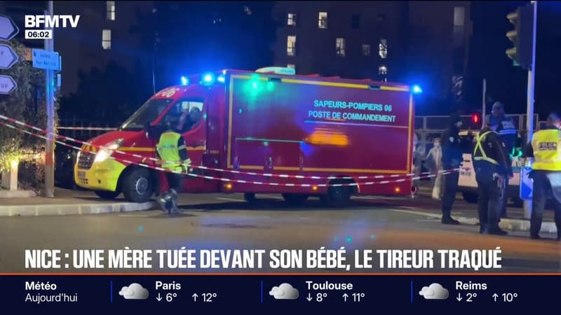 Une femme à Nice a été tuée par balle dans sa voiture devant son bébé âgé de six mois, le tireur est toujours en fuite