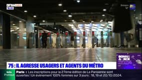 Paris: un homme interpellé après avoir agressé des usagers du métro