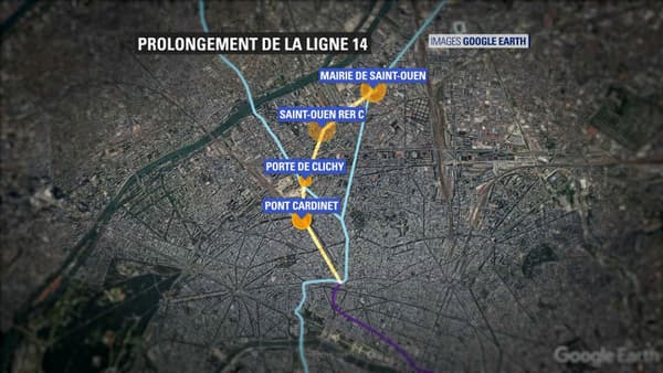 Le prolongement de la ligne 14 devrait permettre de désaturer la ligne 13. Le prolongement de la ligne 14 devrait permettre de désaturer la ligne 13.