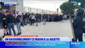 Le cortège de la Joliette rapidement contenu par les forces de l'ordre