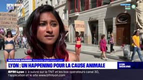 Lyon: un happening pour la cause animale