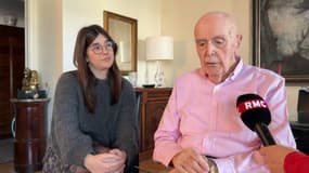 Willy et sa petite-fille Manon