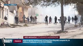 Manifestations en Tunisie: "On a des droits arrachés" déclare une étudiante