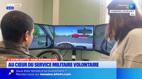 Ambérieu: un simulateur de conduite pour les volontaires stagiaires de la base aérienne