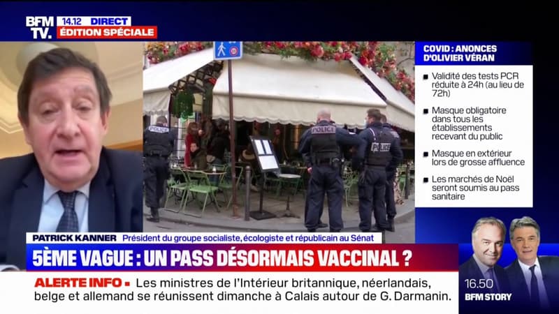 Patrick Kanner (PS) "regrette" que le gouvernement ne mette pas en place l'obligation vaccinale
