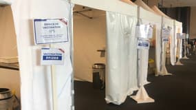 Centre de vaccination d'Enghien-les-Bains.