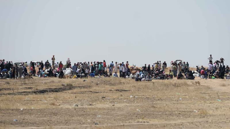 Les réfugiés syriens arrivent par centaines en Turquie chaque jour.