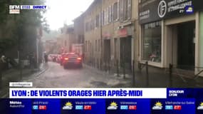 Lyon: de violents orages se sont abattus sur la métropole mercredi