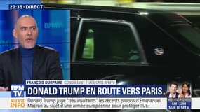 Commémoration du 11 novembre : Donald Trump arrive à Paris (2/3)
