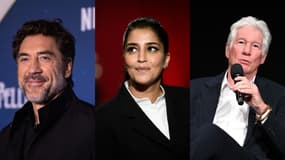 De gauche à droite, Javier Bardem, Leïla Bekhti et Richard Gere. 