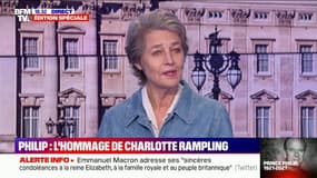 Charlotte Rampling réagit à la mort du prince Philip: "C'est comme si je perdais un membre de ma famille"