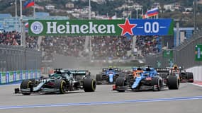 Le GP de Russie de F1, à Sotchi le 26 septembre 2021