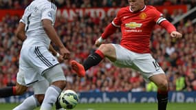 L'attaquant de Manchester United, Wayne Rooney