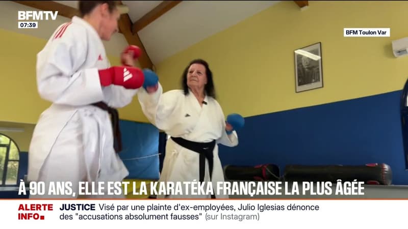 "C'est ma famille": à bientôt 90 ans, Josiane est la karatéka française la plus âgée