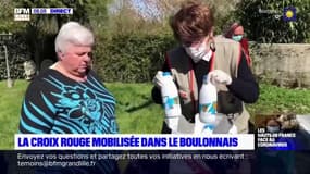 Malgré le confinement, la Croix-Rouge continue ses actions de solidarité envers les plus démunis dans le Boulonnais