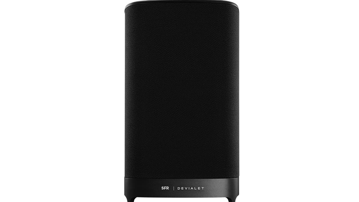 HomeSound, l'enceinte connectée conçue par SFR et Devialet. 
