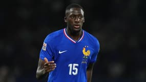 Ibrahima Konaté avec les Bleus face à l'Italie