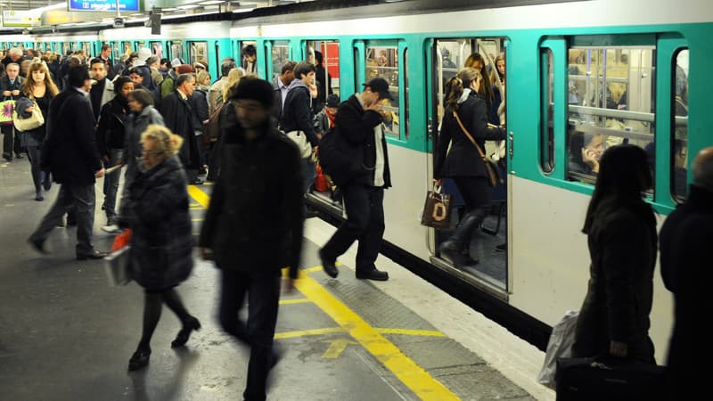 Métro parisien.