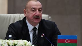 Le président de l'Azerbaïdjan Ilham Aliev
