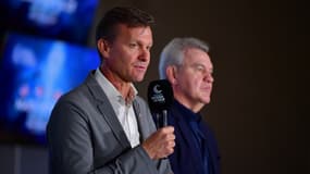 Jesse Marsch, sélectionneur américain du Canada, lors de la présentation de la Ligue des Nations Concacaf, le 26 février 2025