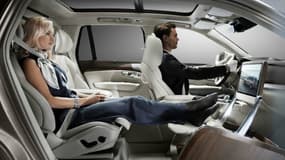 Le "Lounge Console", l'aménagement grand luxe aux airs de salon roulant conçu par Volvo sur son SUV XC90.