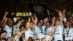 Racing 92 lors du titre de 2016 à Barcelone