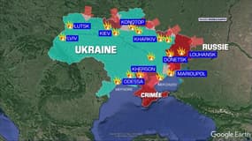 La situation en Ukraine au 28 février 2022.