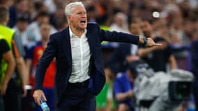 Didier Deschamps lors de la demi-finale de la France contre l'Espagne à l'Euro, le 9 juillet 2024
