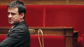 Manuel Valls à l'Assemblée nationale, le 21 décembre 2010.