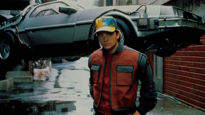 Michael J. Fox dans "Retour vers le futur 2"
