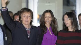 Paul McCartney à Montpellier, au vernissage de la retrospective photos de sa femme Linda, jeudi 20 février.