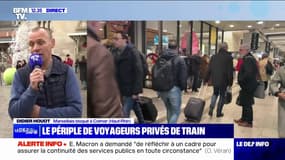 Grève SNCF: "Ce n'est plus des vacances mais des jours de galère", témoigne ce Marseillais bloqué à Colmar
