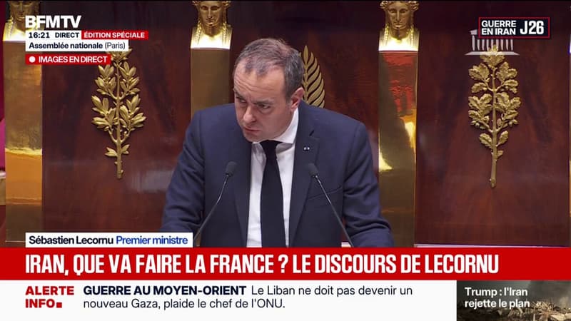 Moyen-Orient: "Cette crise nous concerne directement", lance Sébastien Lecornu