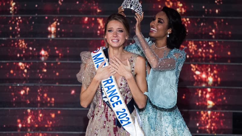 Amandine Petit, Miss France 2021, aux côtés de Clémence Botino