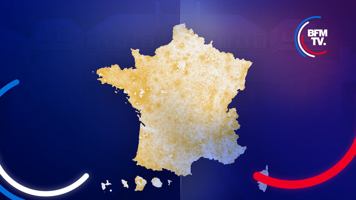 La carte du vote Macron.