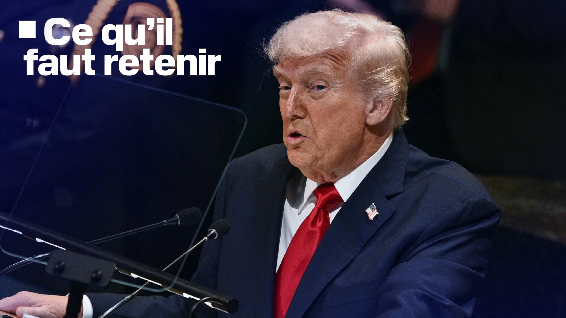 ATTAQUES CONTRE L'ONU ET L'EUROPE, GUERRE EN UKRAINE... CE QU'IL FAUT RETENIR DU DISCOURS DE DONALD TRUMP À L'ONU