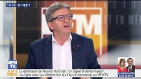Jean-Luc Mélenchon: La démission de Nicolas Hulot est un "signal majeur"