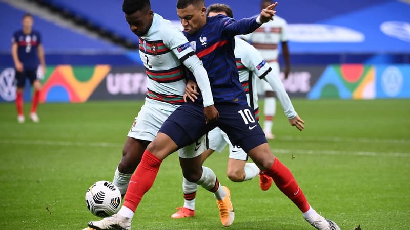 Mbappé face au Portugal