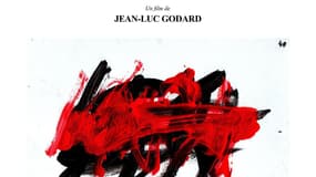 L'affiche de présentation du film de Jean-Luc Godard produit par Saint Laurent.