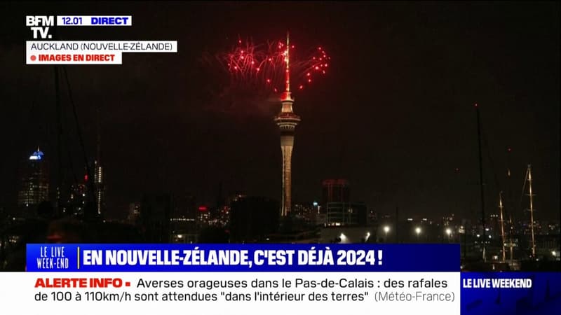 2024 arrive ! La Nouvelle-Zélande célèbre le passage à la nouvelle année