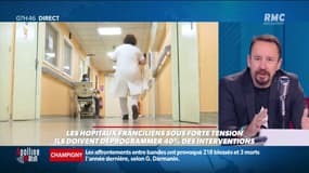 Covid-19: en Ile-de-France, les hôpitaux vont devoir déprogrammer 40% de leurs interventions: "C'est un risque en terme de santé publique" déplore le Professeur Jean-Michel Constantin