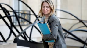 La ministre du Travail Astrid Panosyan-Bouvet, à l'Elysée le 10 octobre 2024