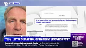 François Hommeril: "Emmanuel Macron fait comme si le mouvement social n'existait pas"