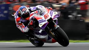 Johann Zarco remporte le GP d'Australie, le 21 octobre 2023.